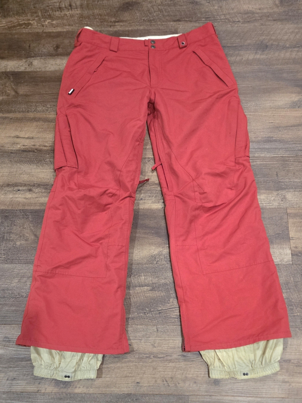 Burton Red Wide-Leg Snow Pants